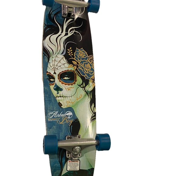 VNT Arbor Sylvia Ji  Bamboo Bug Art Skateboard~Sugar Skull Street Art Design - Picture 8 of 12
